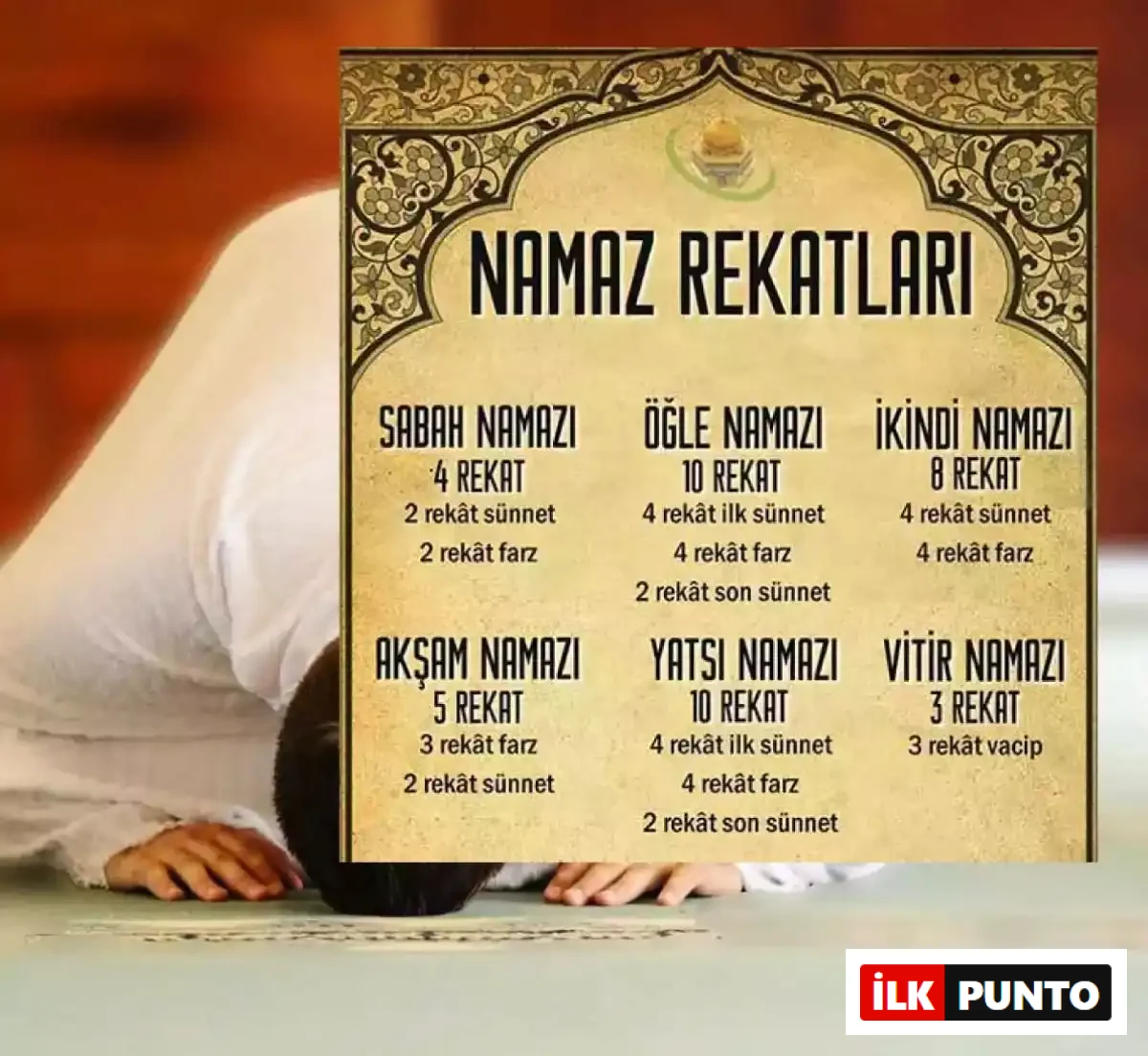 Beş Vakit Namaz Nasıl Kılınır? 5 vakit namaz rekat sayıları