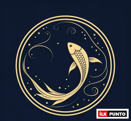 Balık Burcu astrolojik temsili.