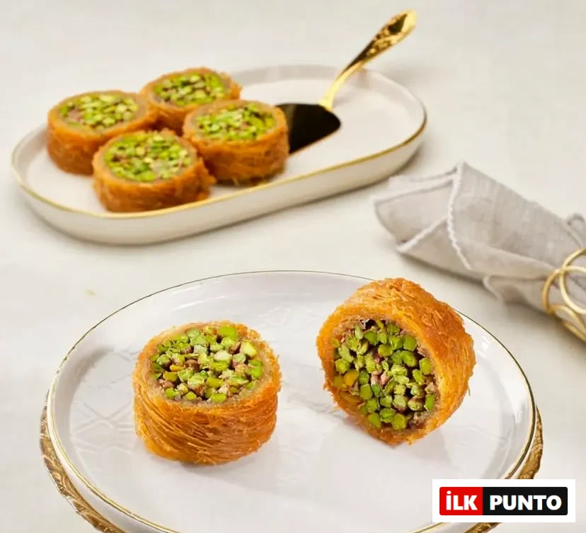 Ağam fıstıklı künefeli baklava.