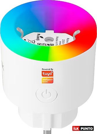 S-Link Swapp SL-03 16A Akım Korumalı Akıllı Priz RGB Işıklı