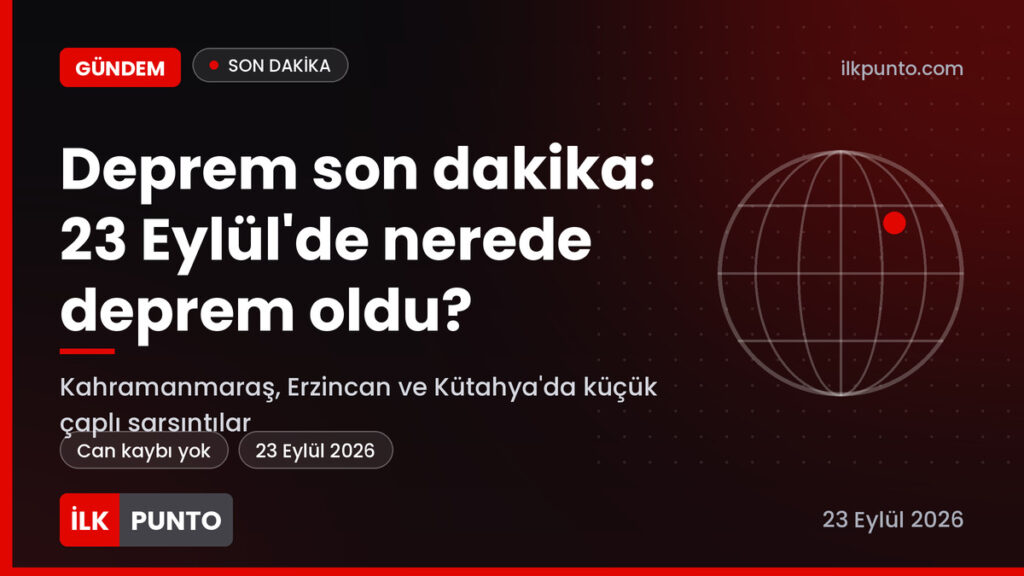 Deprem son dakika haber görseli