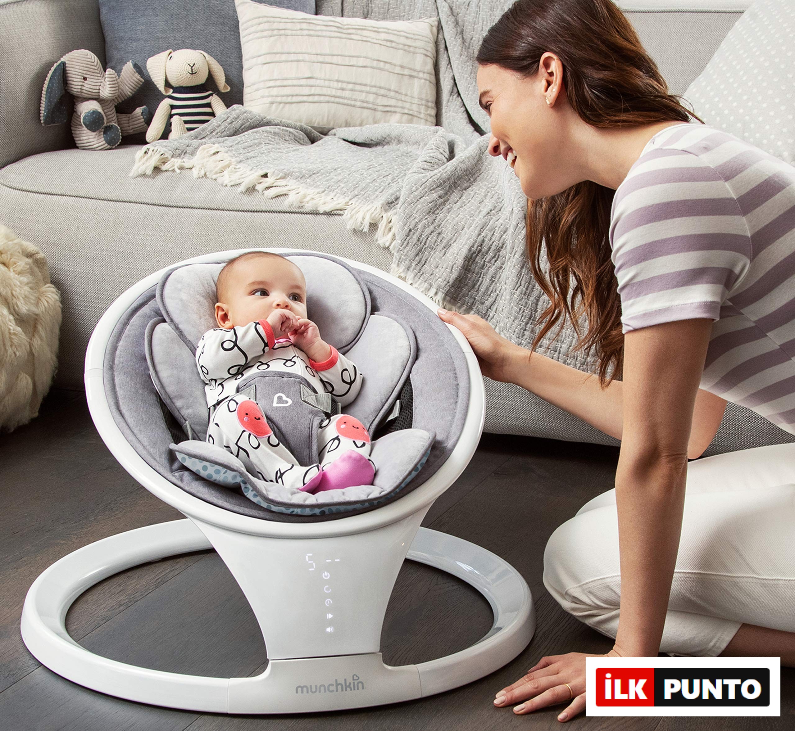 Munchkin Bluetooth Dijital Bebek Ana Kucağı Salıncak