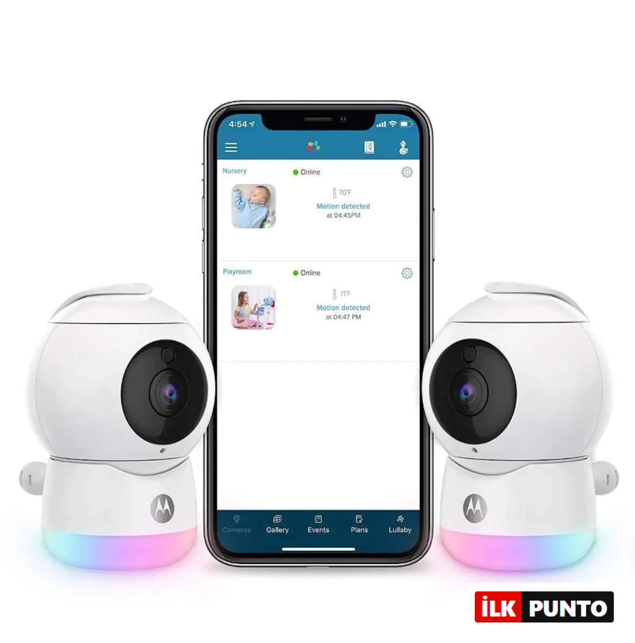 Motorola Peekaboo İkiz Kameralar Wifi 1080P Video Bebek Monitörü