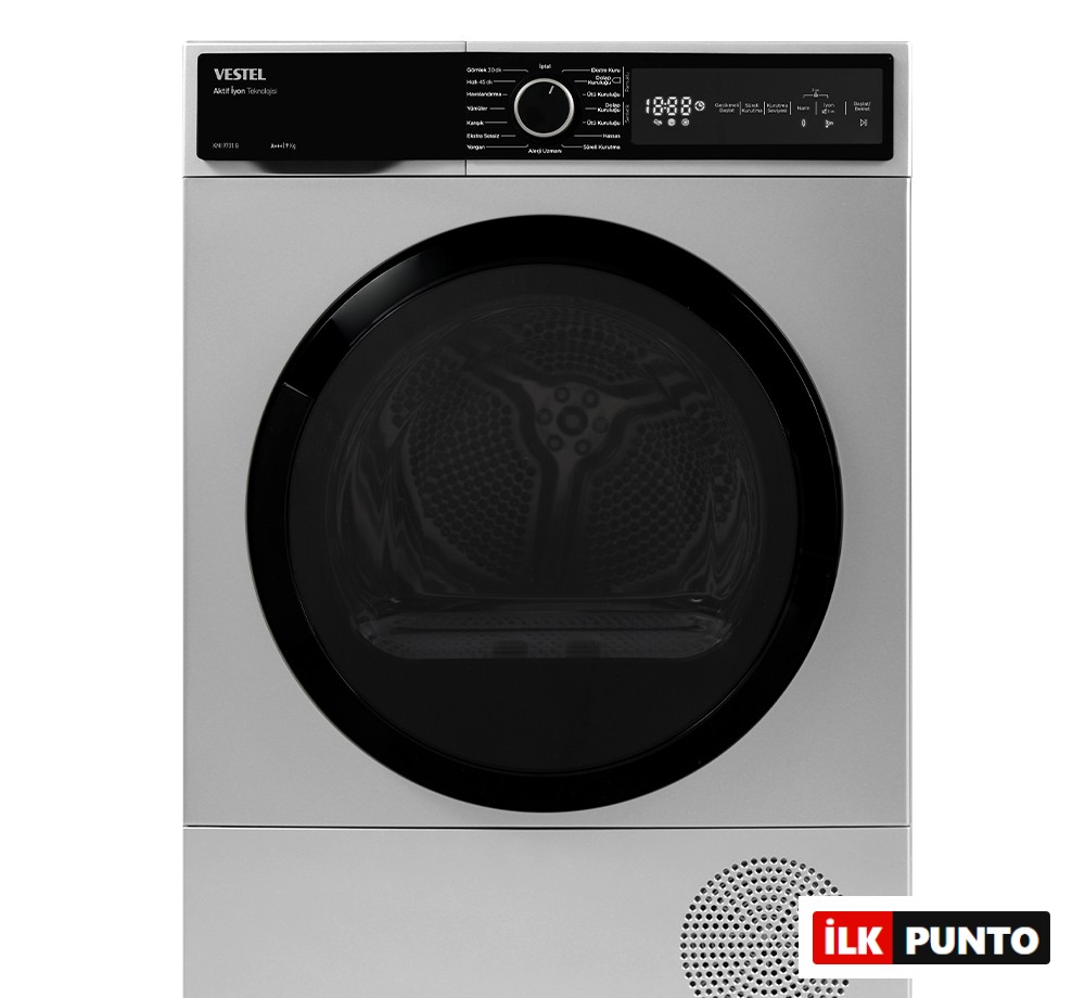 Vestel KMI 9701 G 9 KG A+++ Isı Pompalı Çamaşır Kurutma Makinesi