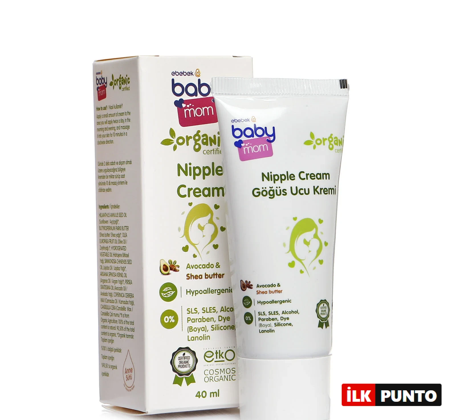 Baby Mom Organik Anne Göğüs Ucu Kremi