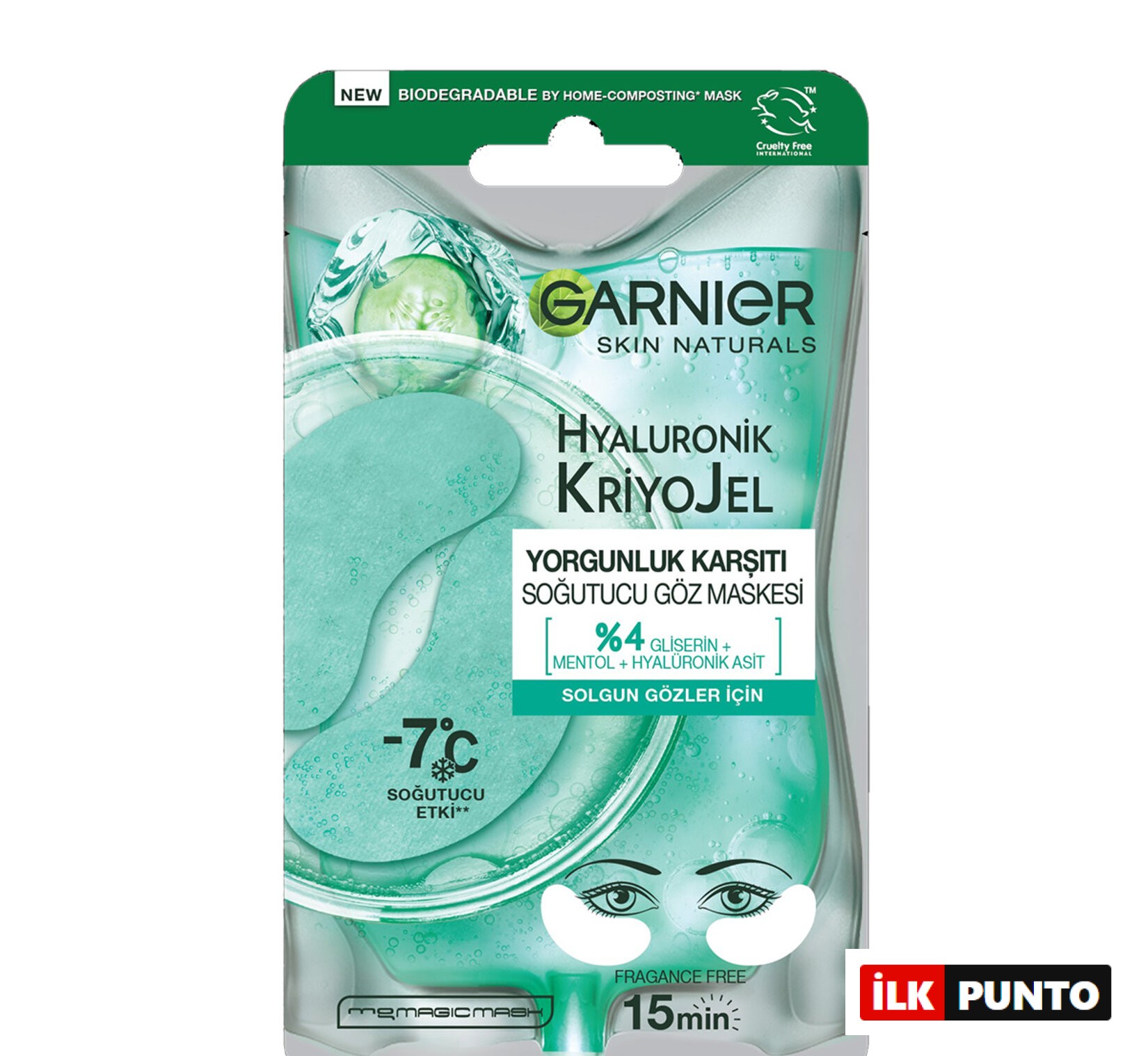 Garnier Hyaluronik Kriyojel Göz Maskesi
