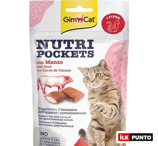 Gimcat Nutri Pockets Biftek Malt Kedi Ödül Maması