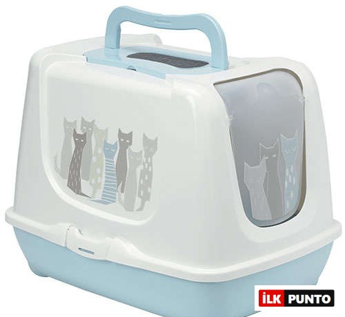 Moderna Trendy Friends Kapalı Kedi Tuvaleti