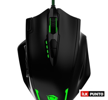 Pusat V8 12400 DPI MMO 18 Tuşlu Kablolu RGB Oyuncu Mouse
