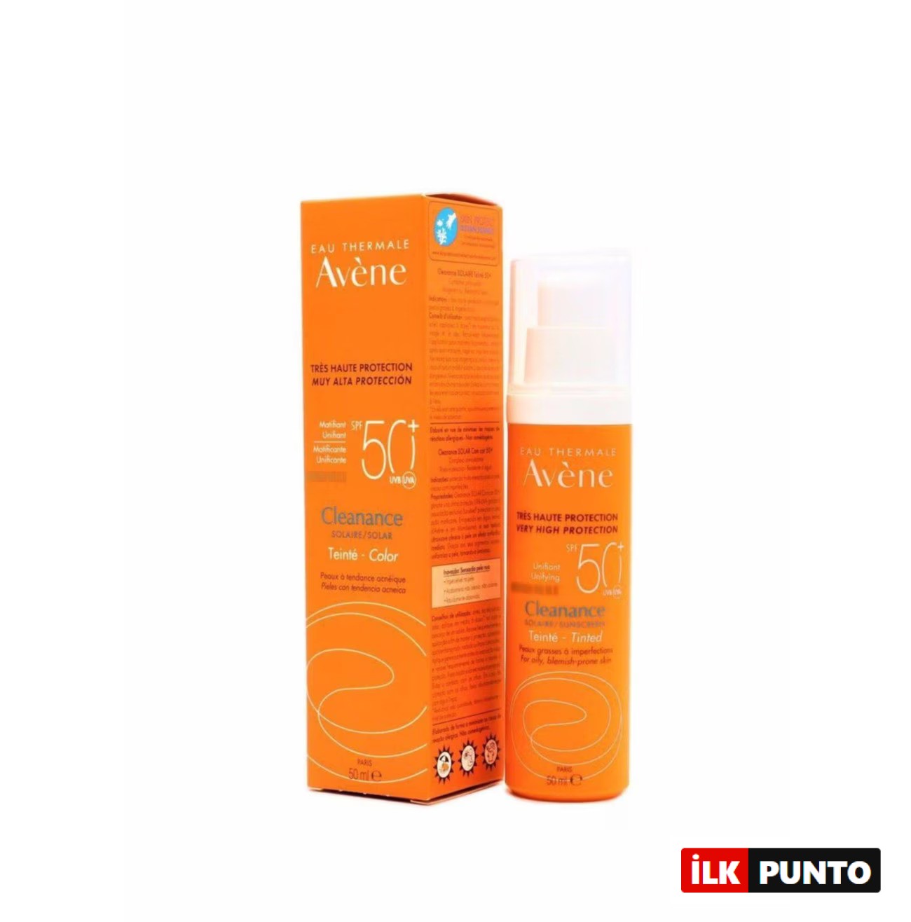 Avene Eau Thermale Cleanance Solaire Tinted SPF50+