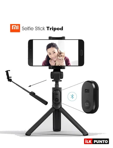 Xiaomi Mi Selfie Çubuğu Tripod Bluetooth Kumandalı Üçü Bir Arada