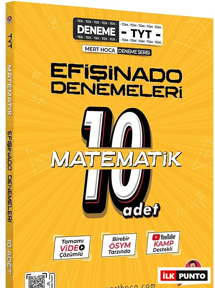 Mert Hoca Yayınları Tyt Matematik Efişinado 10 Deneme
