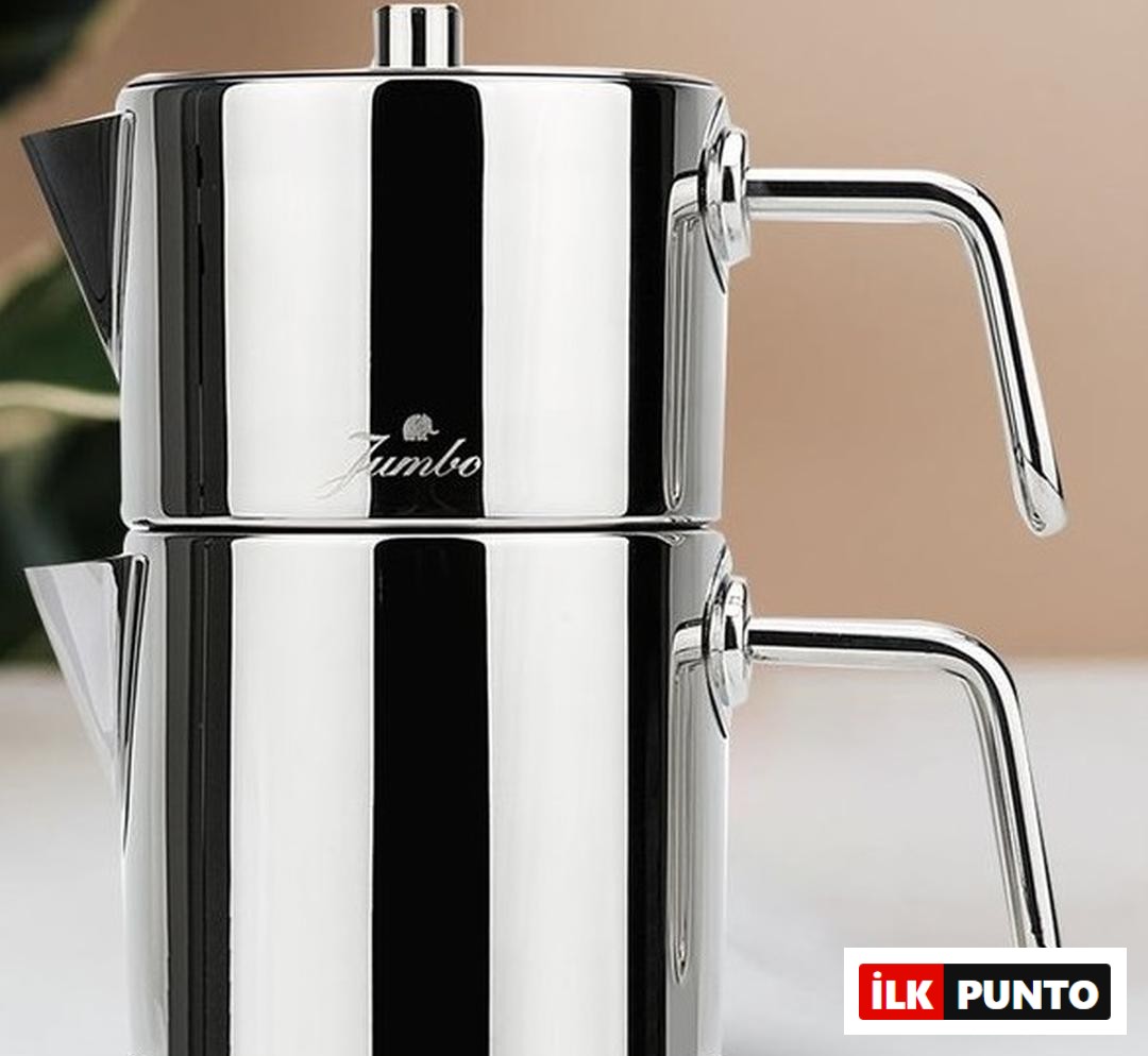 Jumbo Metalix Full Metal Çaydanlık