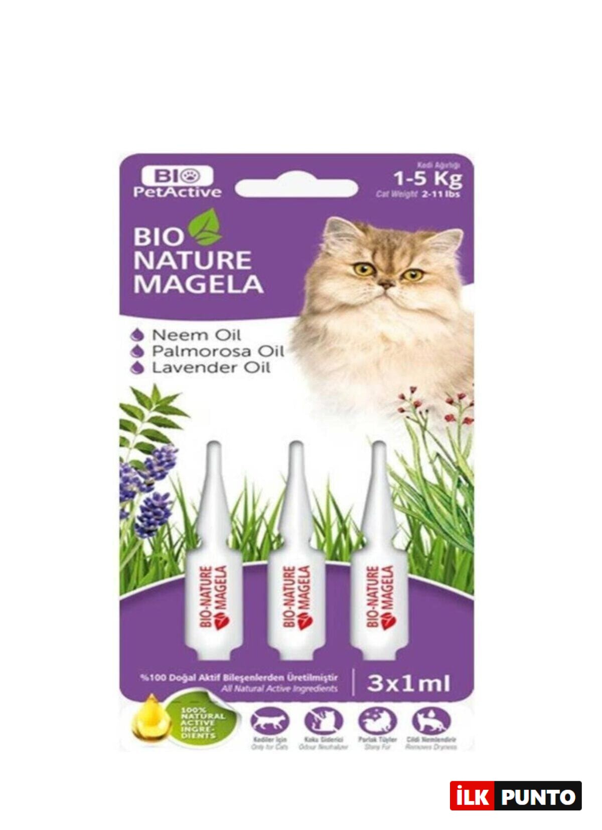 Bio Pet Active Kedi Tüy ve Deri Bakım Damlası