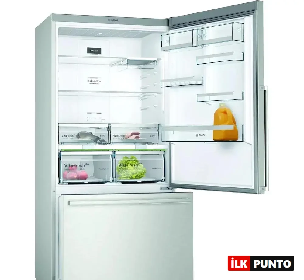 Bosch KGB86AIF0N 682 LT No-Frost Kombi Tipi Buzdolabı