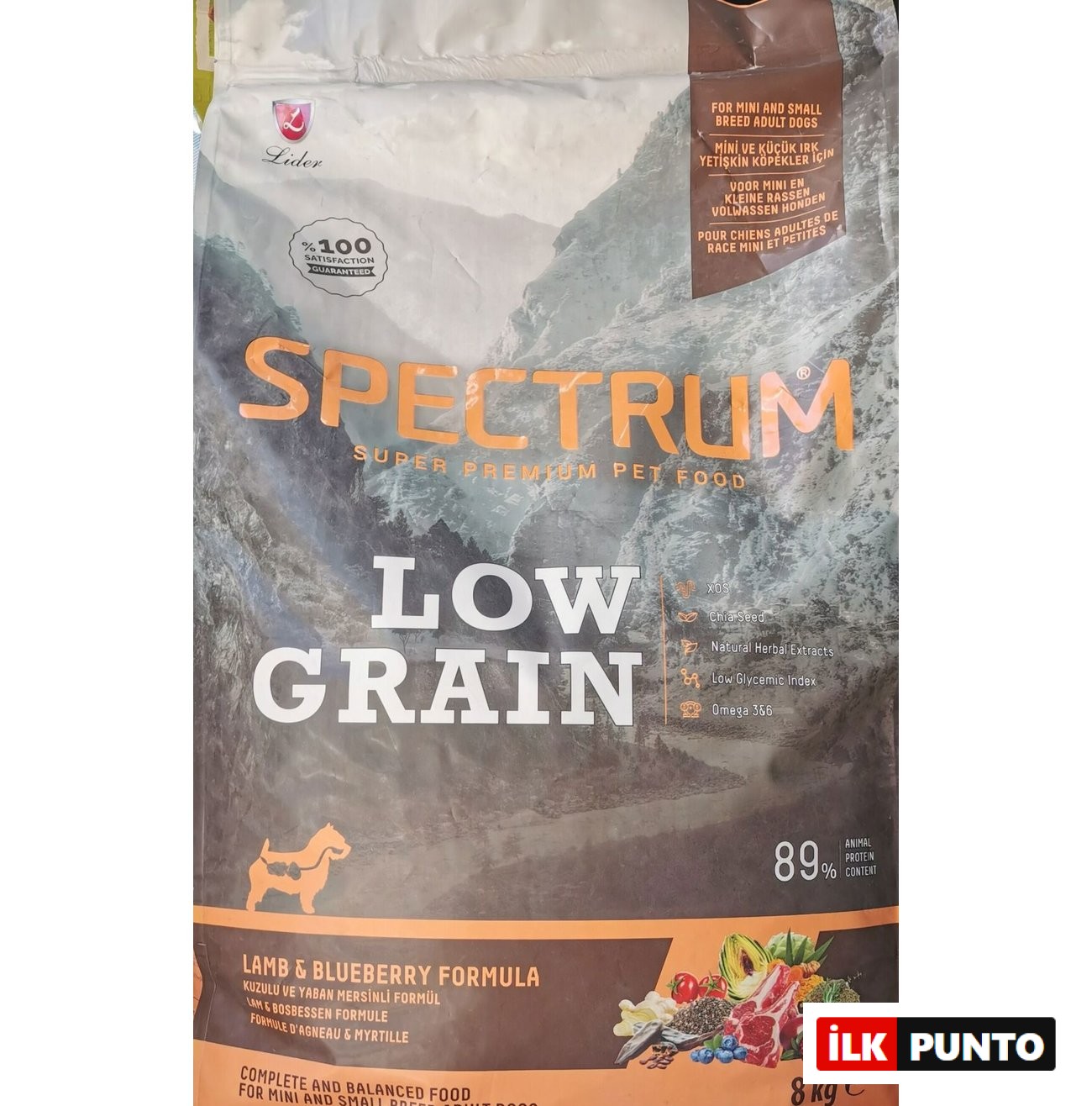 Spectrum Low Graın Kuzu Etli ve Yaban Mersinli Küçük Irk Yavru Köpek Maması