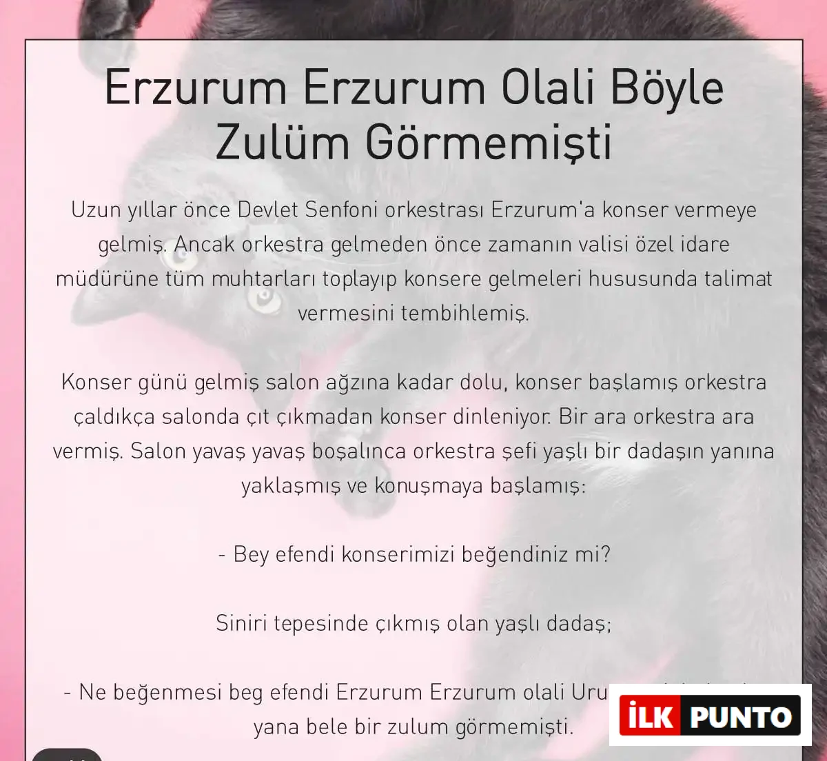 Erzurum Fıkraları Mizahi Erzurum folklorundan bir fıkra görseli