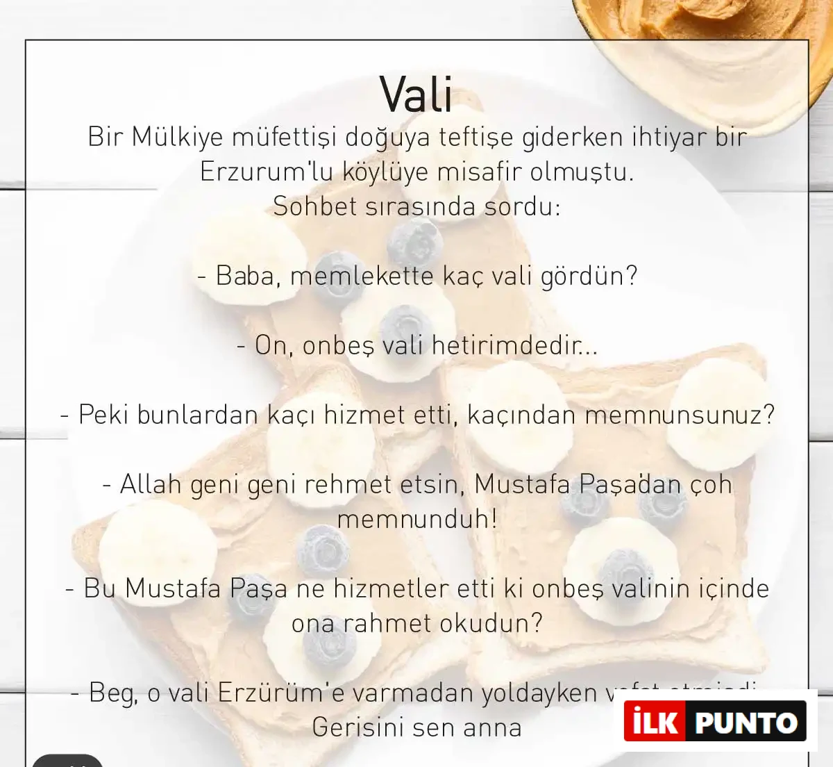 Vali Fıkrası Erzurum Erzurum fıkrası vali