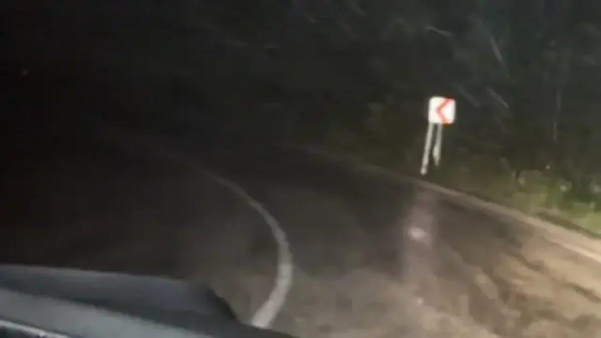 Eylül ayında kar sürprizi! Bir anda yağmaya başladı