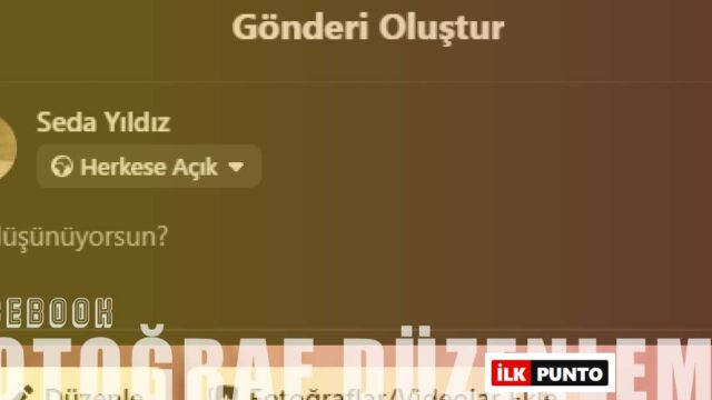 Facebook Fotoğraf Düzenleme Özelliği Nasıl Kullanılır?
