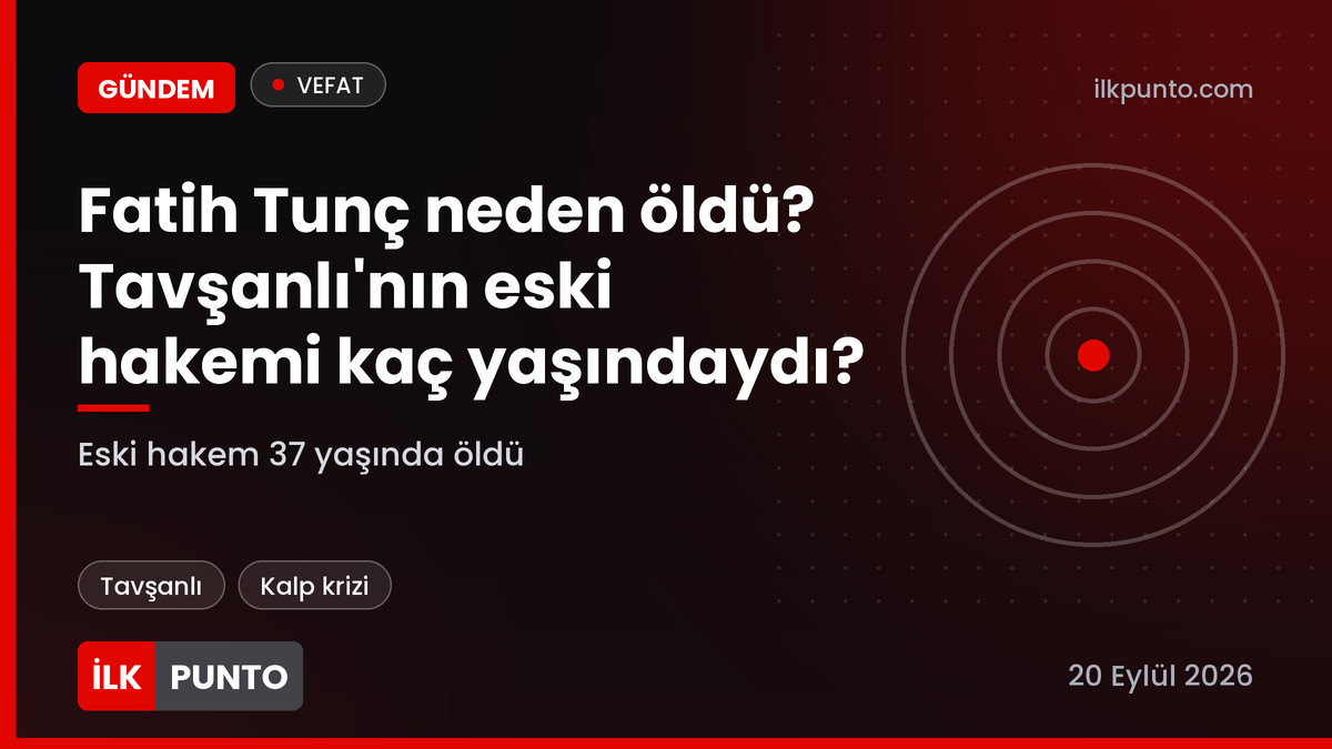 Fatih Tunç neden öldü haber görseli
