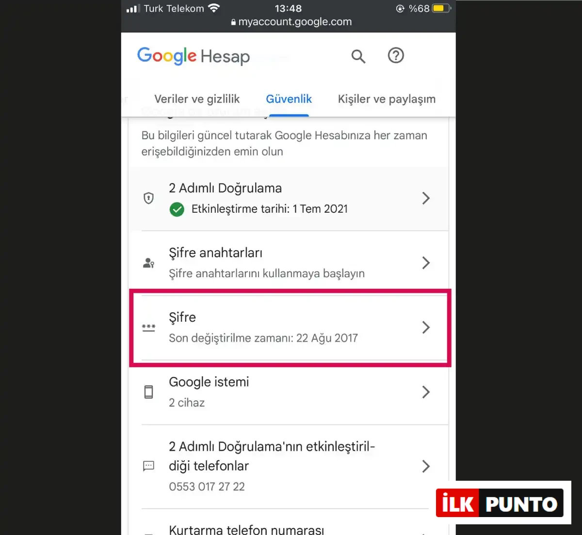 Gmail Şifre Değiştirme Nasıl Yapılır?