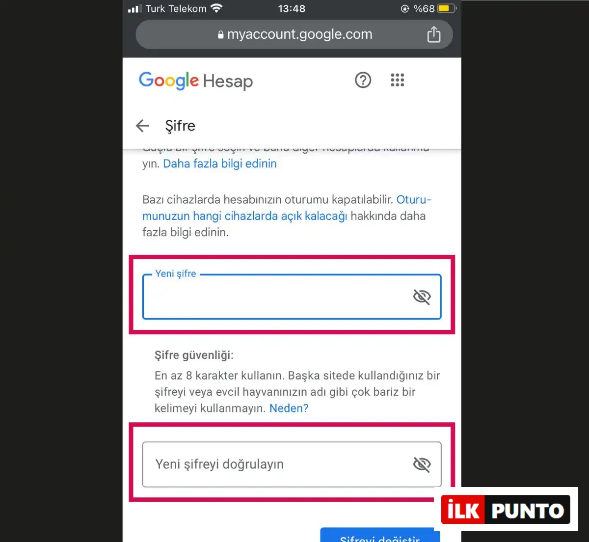 Gmail Şifre Değiştirme Nasıl Yapılır?