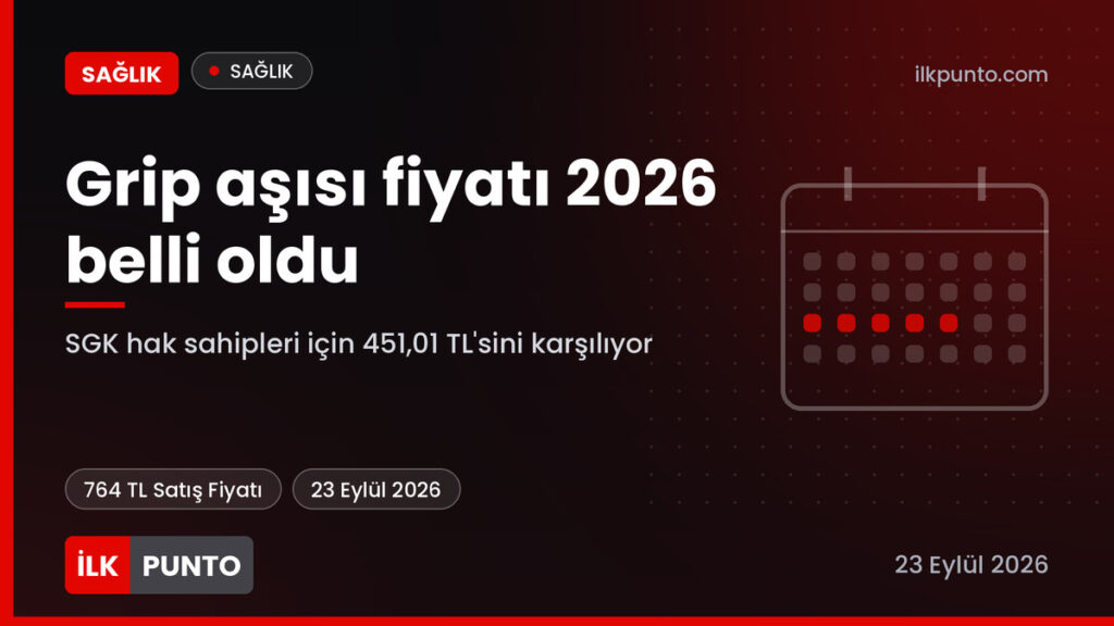 Grip aşısı fiyatı 2026 haber görseli