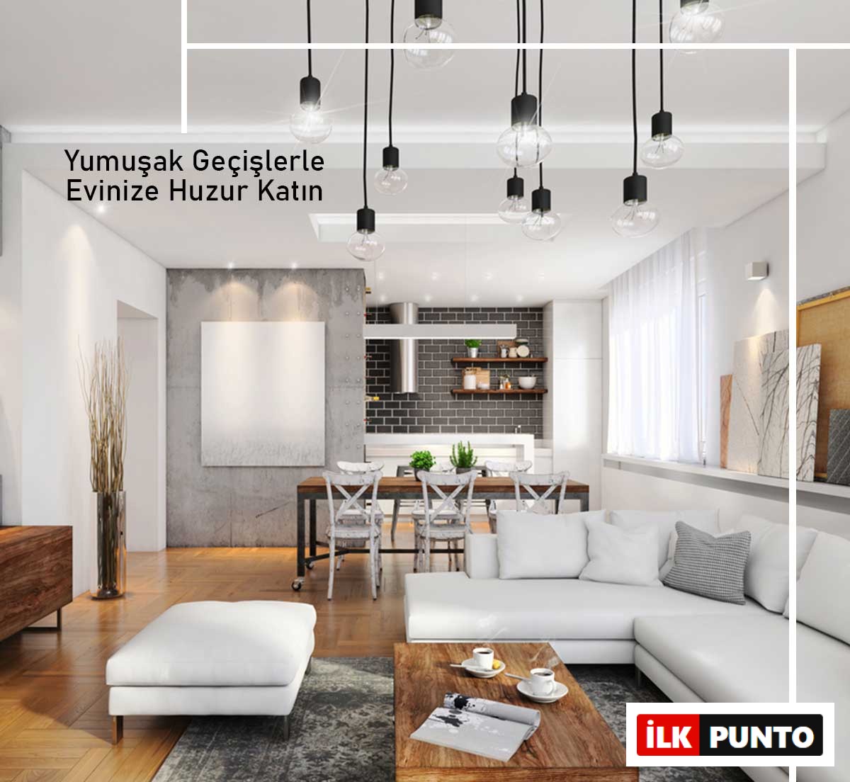 Açık tonlarla yumuşak geçiş