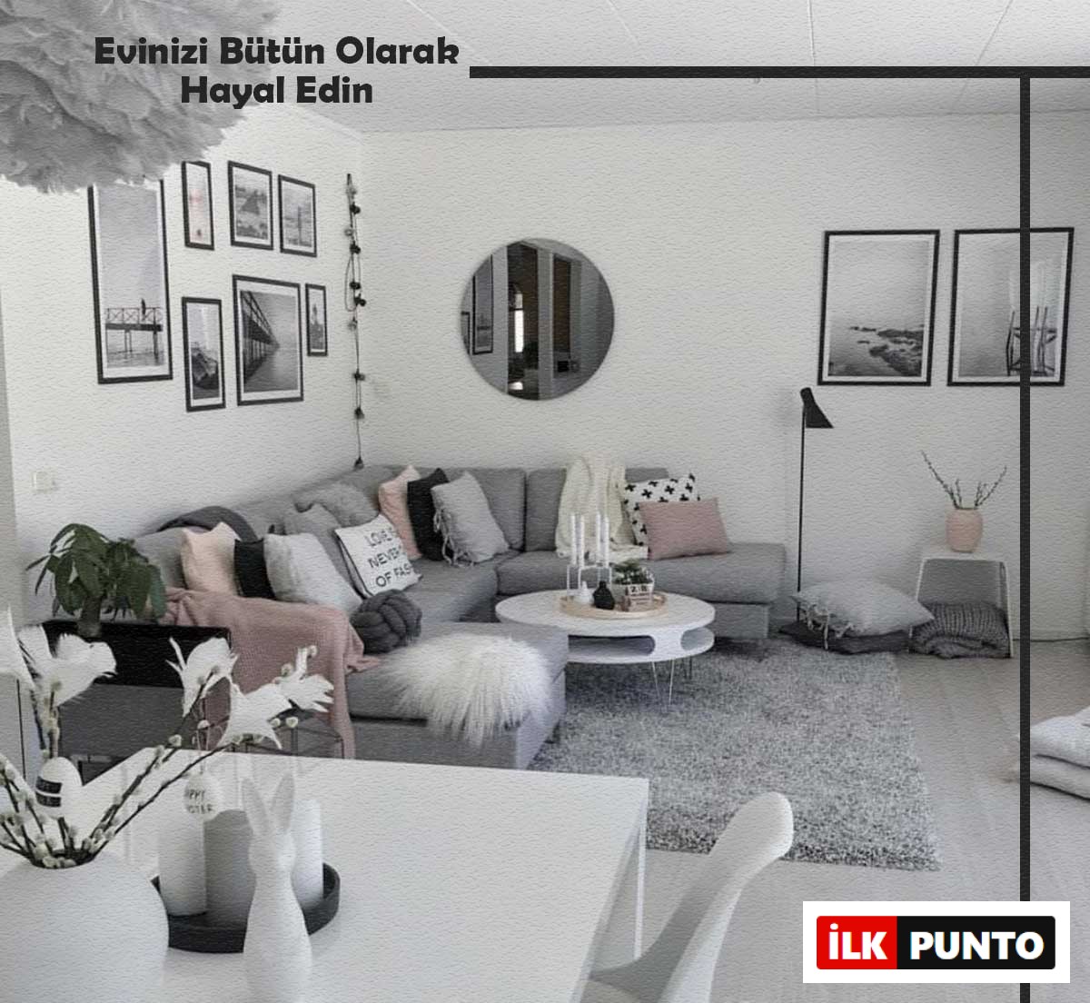 Bütüncül bakışla dekore edilmiş ev