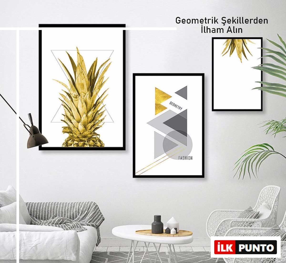 Dekorasyonda geometrik şekil kullanımı