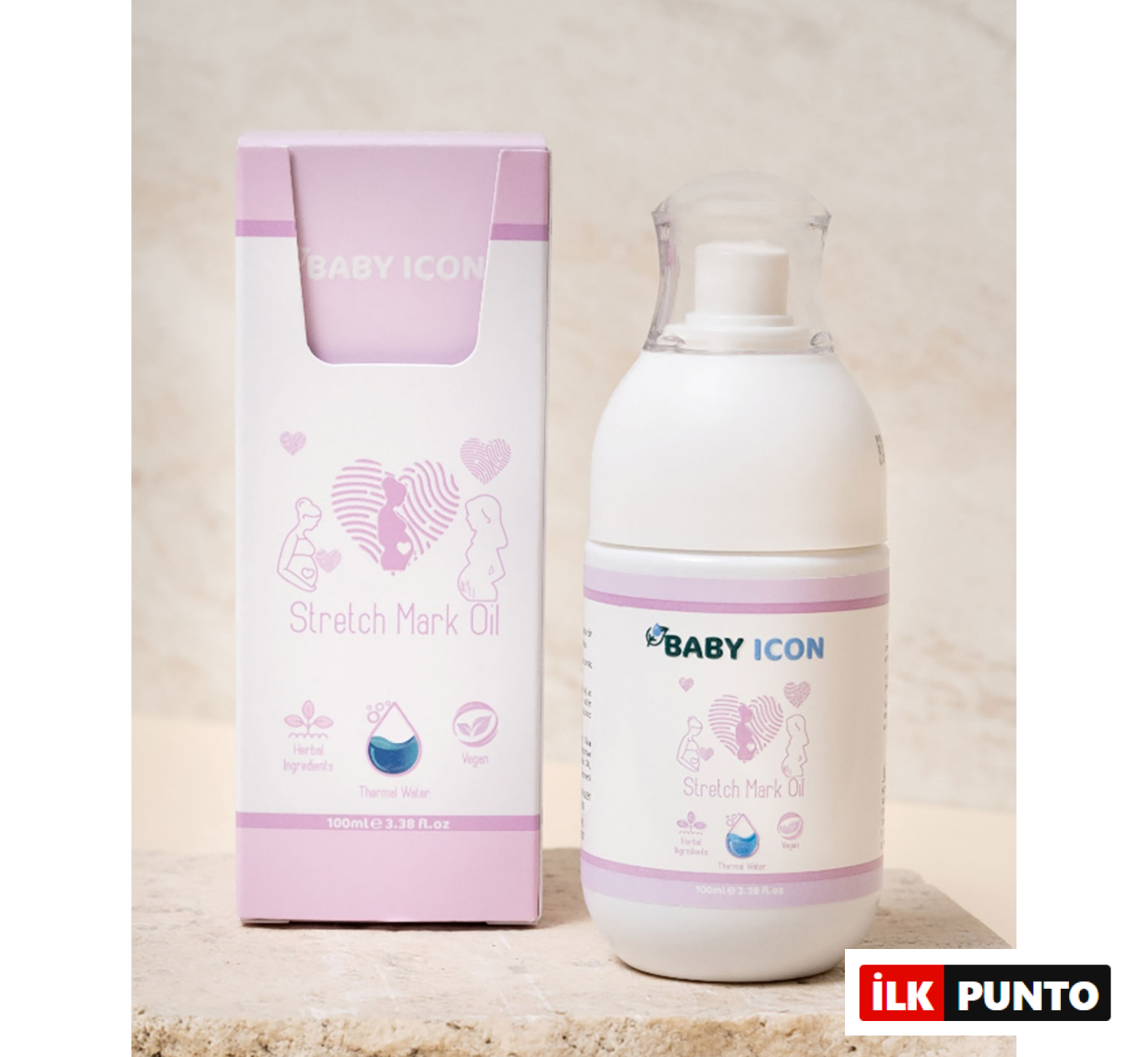 Baby İcon Gebe Çatlak Önleyici Yağ