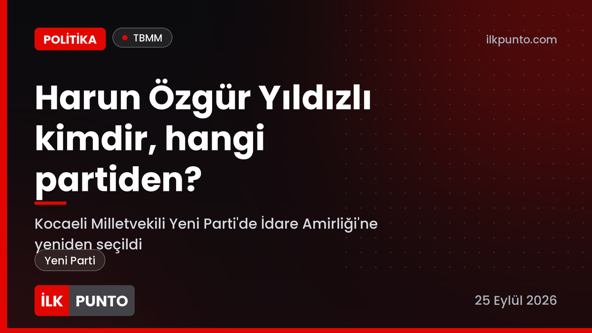 Harun Özgür Yıldızlı haber görseli