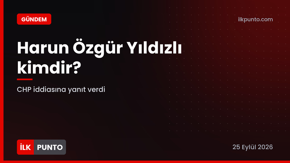 Harun Özgür Yıldızlı kimdir haberi görseli