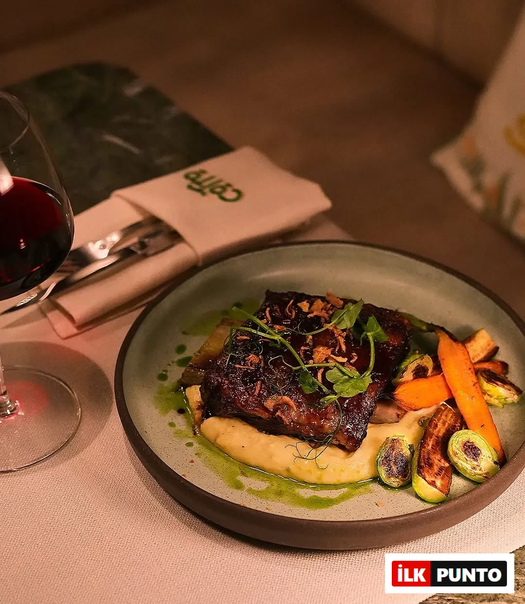 Cotto Gastro’nun şık tabak sunumu; Bağdat Caddesi’nde İtalyan mutfağıyla romantik akşam.