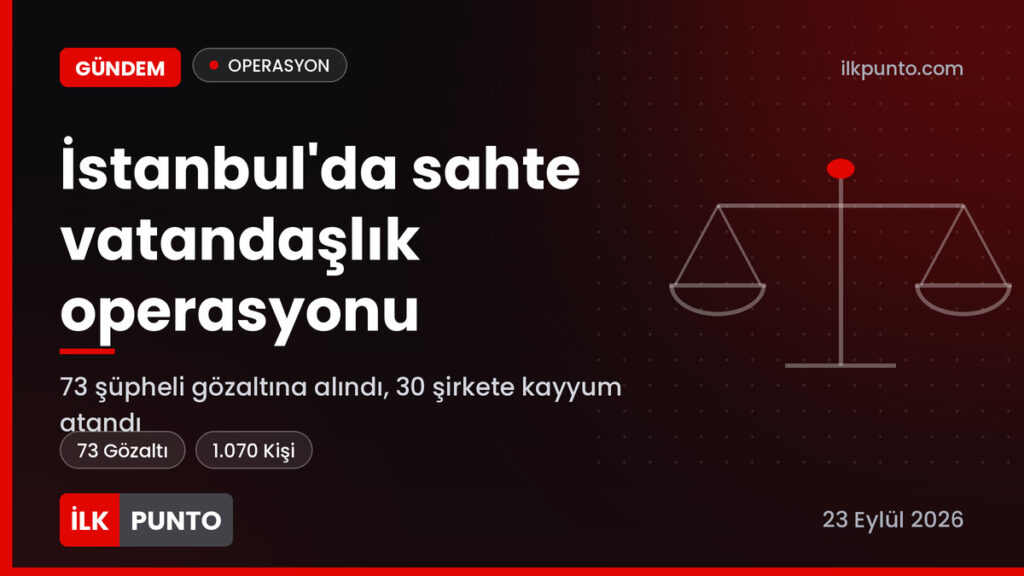 İstanbul'da sahte vatandaşlık operasyonu haber görseli