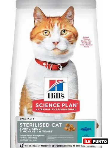 Hill’s Sterilised Ton Balıklı Kısırlaştırılmış Genç Yetişkin Kedi Maması