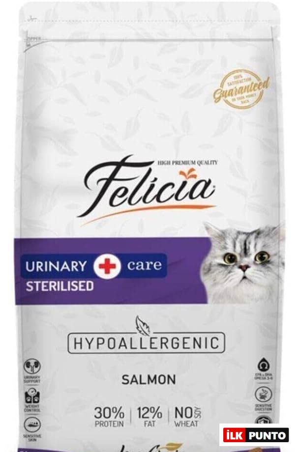 Felicia Sterilised Düşük Tahıllı Somonlu Kısırlaştırılmış Yetişkin Kedi Maması