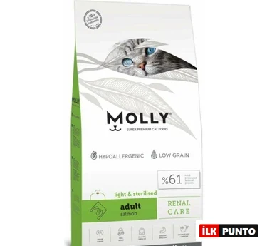 Molly Light Sterilised Somonlu Kısırlaştırılmış Yetişkin Kedi Maması