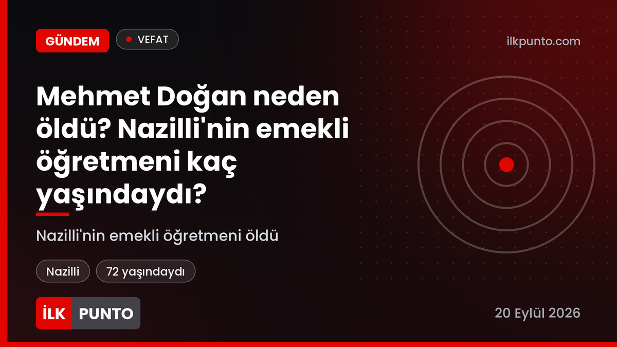 Mehmet Doğan neden öldü haber görseli