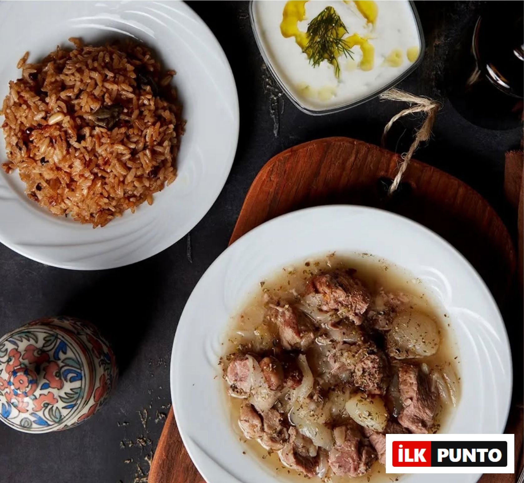 Zeytinyağlı Barbunya ve pilav