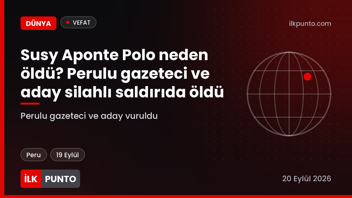Susy Aponte Polo neden öldü haber görseli