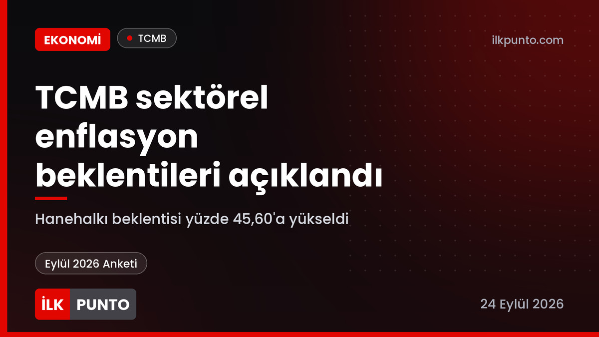TCMB sektörel enflasyon beklentileri haber görseli