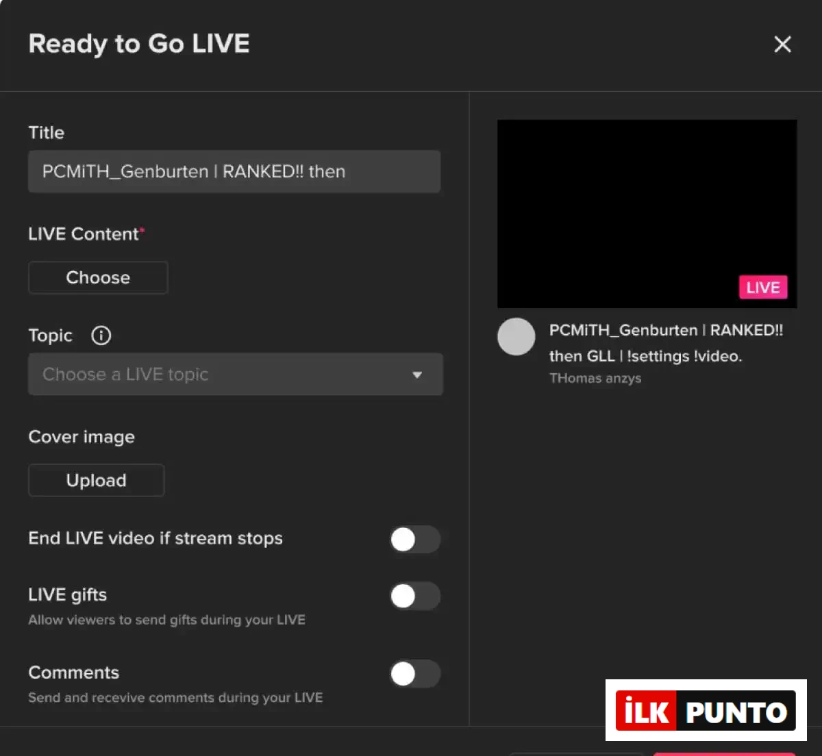 TikTok Live Studio