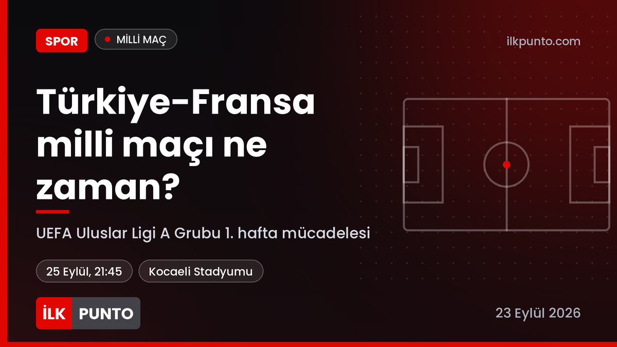 Türkiye Fransa milli maçı haber görseli
