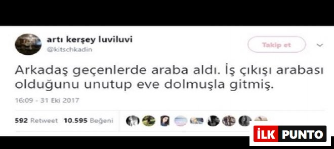 arabası olduğunu unutan adam