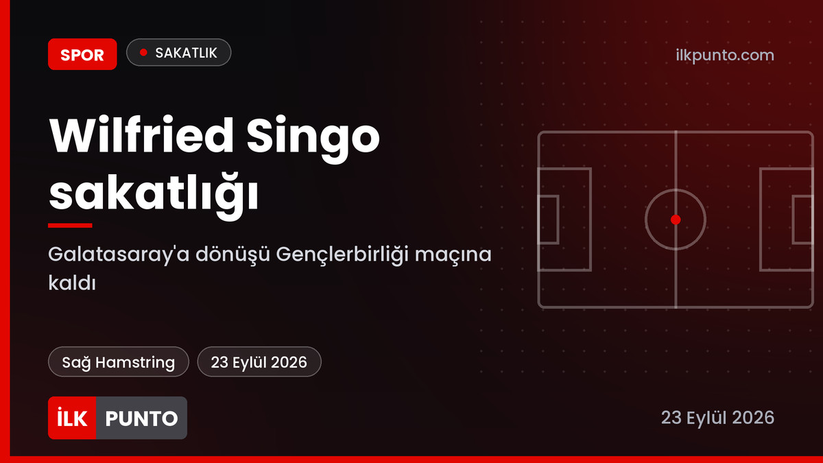 Wilfried Singo sakatlığı haber görseli