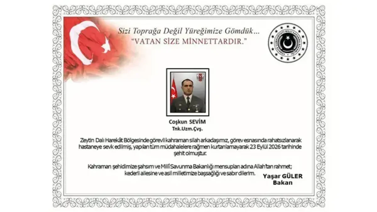 Şehit Uzman Çavuş Coşkun Sevim Kimdir, Neden Şehit Oldu?