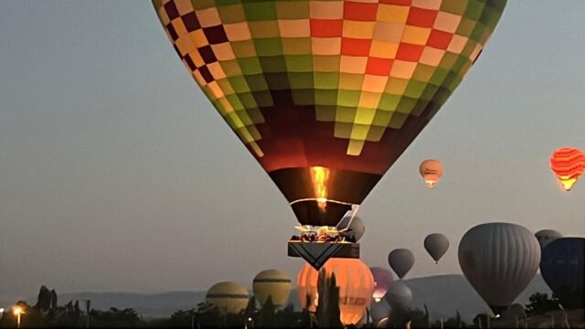 Kapadokya’da Balonlar Gazze İçin Yükseldi